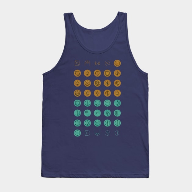 Dawn / Dusk Tank Top by againstbound